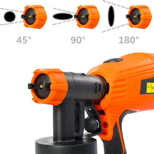 vidaXL 145287 Elektrische Farbspritzpistole mit Behälter 0.800Es