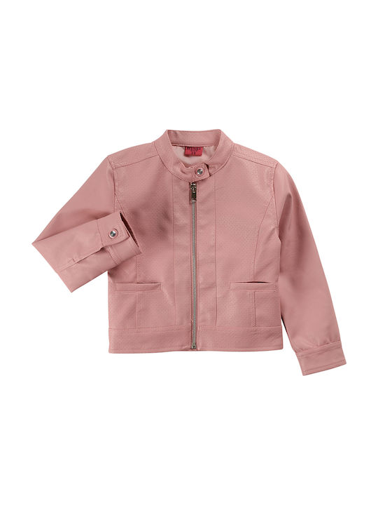 Funky Kinderjacke Kurz Rosa