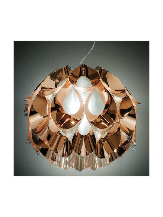 Slamp Flora M Suspension Κρεμαστό Φωτιστικό Μοντέρνο LED Χάλκινο