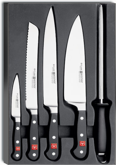 Wusthof Klassisches Messer Set aus Rostfreiem Stahl 5 Stück
