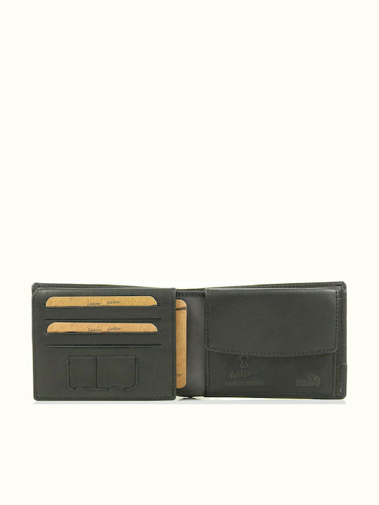 Leather Men's Wallet Classic with RFID Black