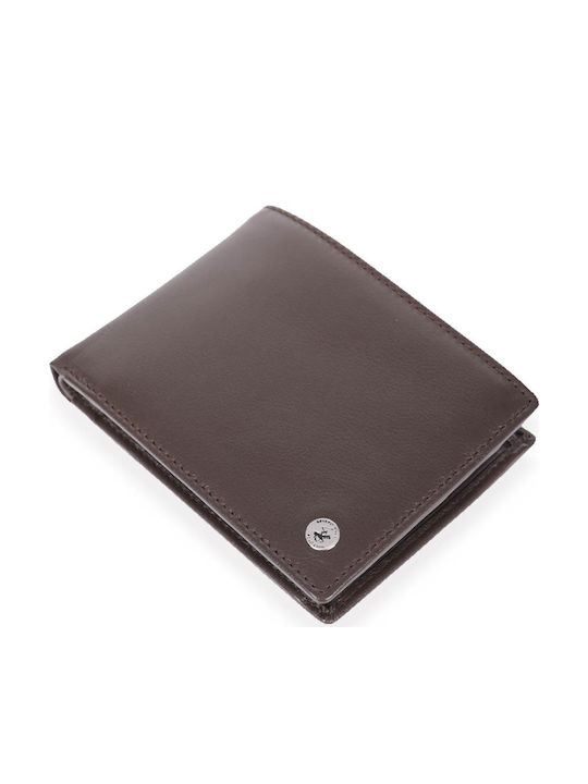 Leather Men's Wallet Classic Brown