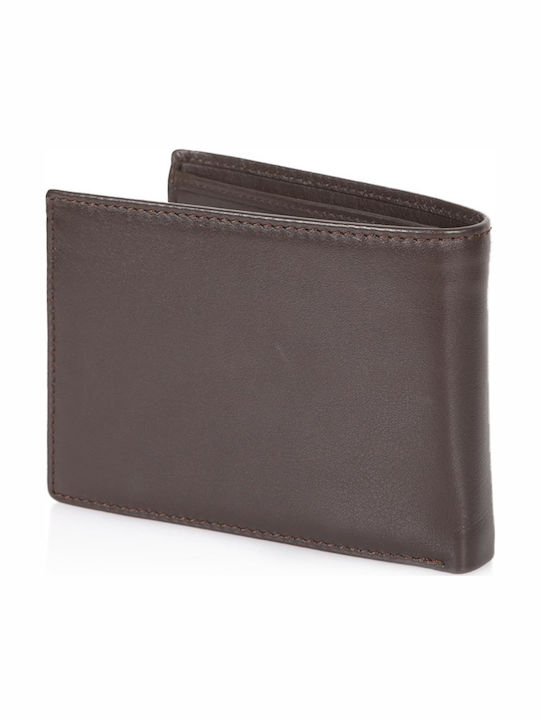 Leather Men's Wallet Classic Brown