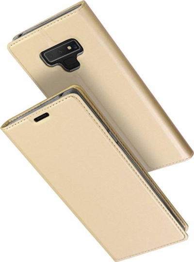 Dux Ducis Skin Pro Series Книга Изкуствена кожа Златист (Galaxy Note 9)