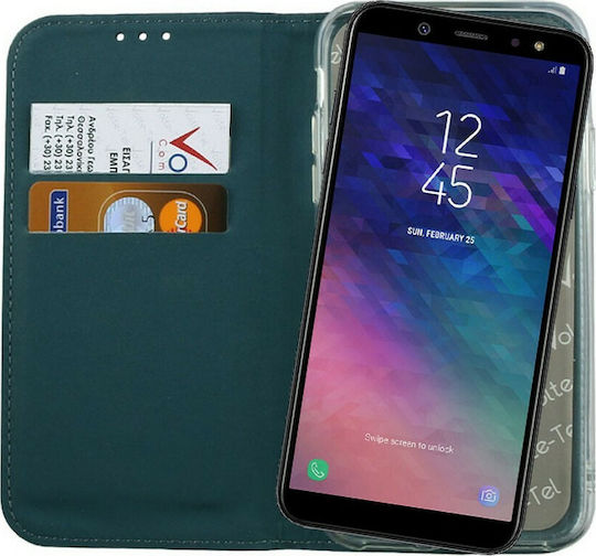 Volte-Tel Pocket Magnet Book Δερματίνης Μπλε (Galaxy A6+ 2018)