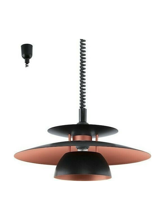 Eglo Brenda Pendant Light Single-Light for Socket E27 Black