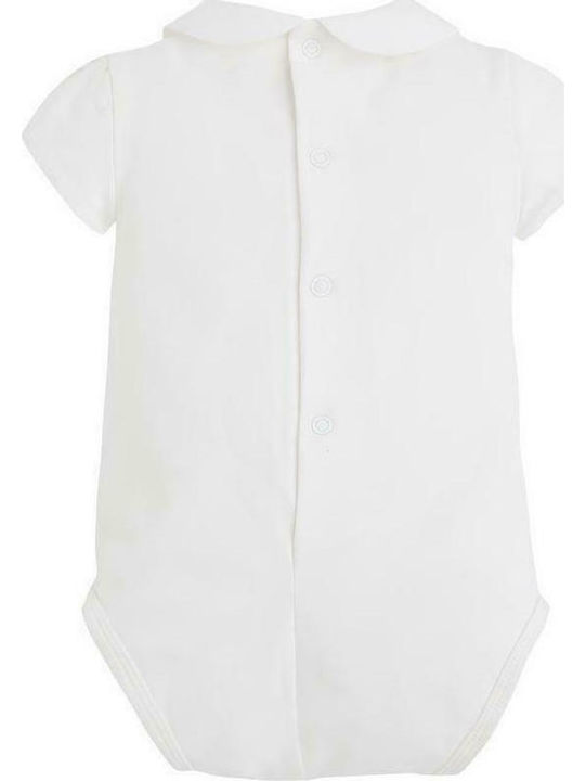 Mayoral Baby Bodysuit Underwear Set Short-Sleeved White