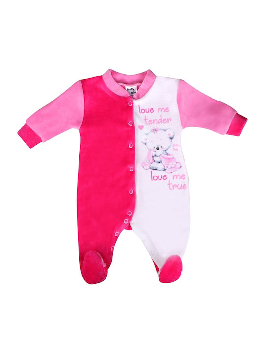 Pretty Baby Body pentru Bebeluși Mânecă lungă Catifea Fuchsia Pretty Baby Body pentru Bebeluși Mânecă lungă Catifea Fuchsia