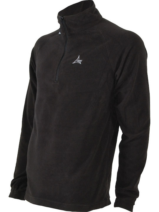 Langarm-Pullover Schwarz