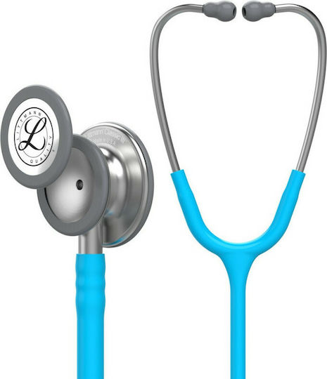 3M Littmann Classic III Adults Non Chill Double Head Stethoscope Light Blue