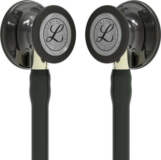 3M Littmann Cardiology IV Καρδιολογικό Στηθοσκόπιο Non Chill με Διπλό Κώδωνα Μαύρο