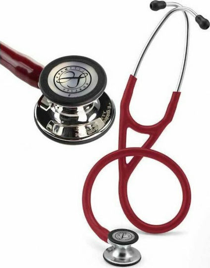 3M Littmann Cardiology IV Cardiology Adults Non Chill Double Head Stethoscope Burgundy