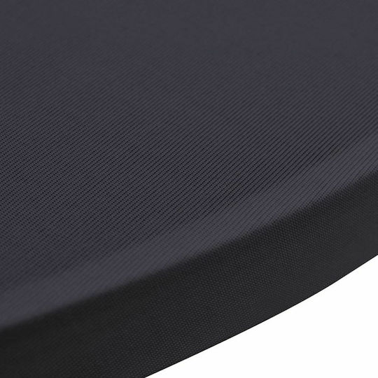 vidaXL Elastic Table Cover Gray Ø80cm 2pcs