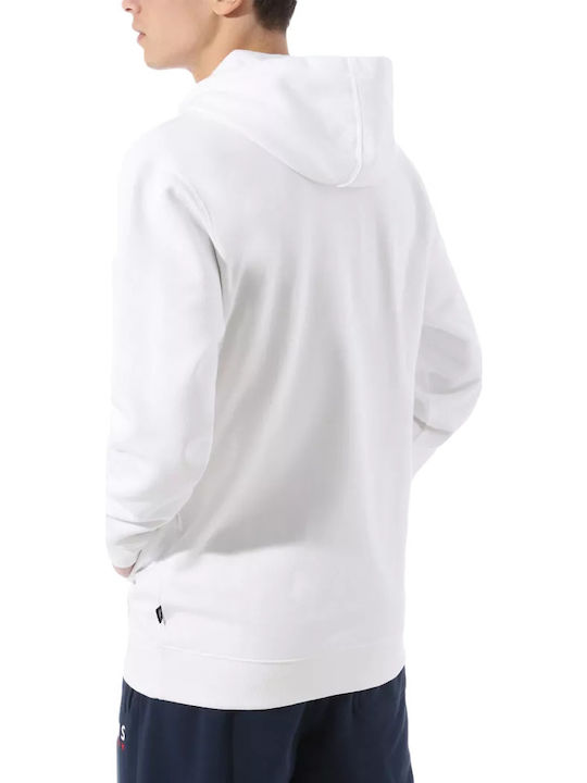 Vans Checker 66 Men's Sweatshirt with Hood and Pockets White