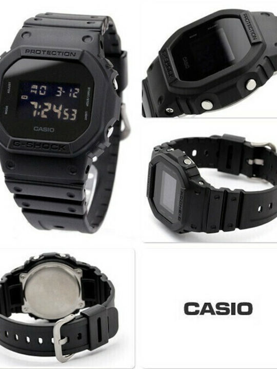Casio G-shock Rubber Strap Black 16mm
