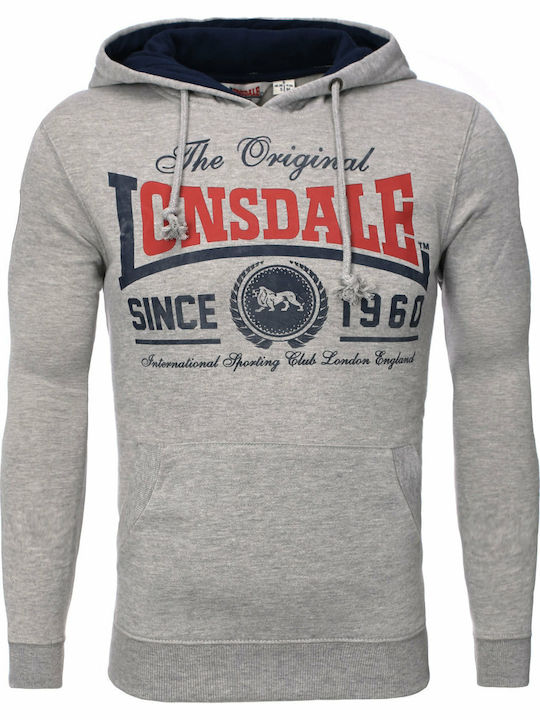 Lonsdale Wells Gri cu Glugă