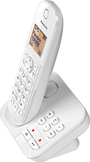 Panasonic KX-TGC420 Ασύρματο Τηλέφωνο με Ελληνικό Μενού Λευκό