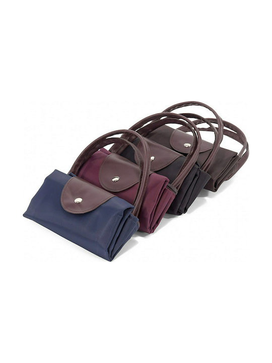 Benzi Υφασμάτινη Τσάντα για Ψώνια σε Καφέ χρώμα