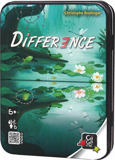 Επιτραπέζιο Παιχνίδι Difference για 2-6 Παίκτες 6+ Ετών Gigamic