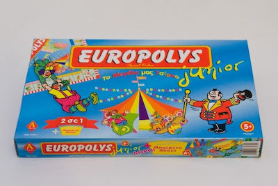 Argy Toys Brettspiel Ευρώπολη Τζουνιορ für 2-4 Spieler 5+ Jahre 0102-1