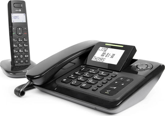Doro Comfort 4005 Combo Schnurgebundenes Bürotelefon Für Senioren Schwarz 380115