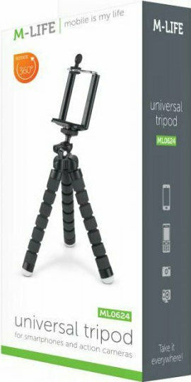 M-Life ML0624 Cell Phone Tripod Blue