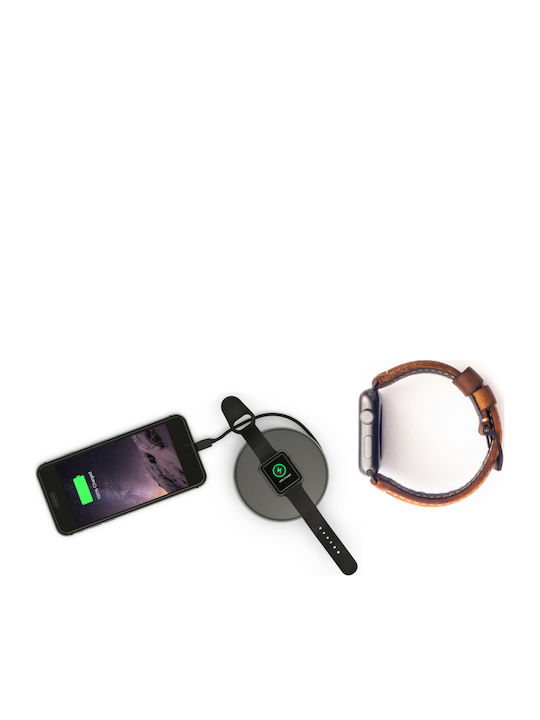 Nomad Pod Ladegerät für Apple Watch Silber