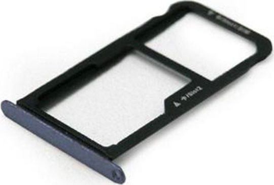 SIM Tray Μπλε για Huawei P10 Lite