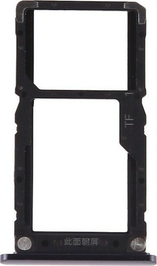 Sim Card Tray Μαύρο για Xiaomi Mi 8 Lite