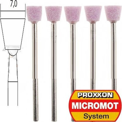 Proxxon 28778 Πέτρες Λείανσης με Αξονάκι 7mm 5τμχ