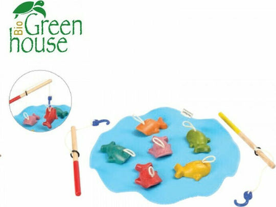 Plan Toys Ξύλινο Παιχνίδι Ψαρέματος Ψάρεμα για 2+ Ετών