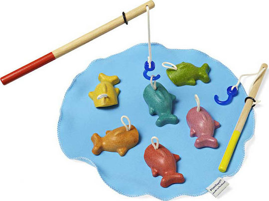 Plan Toys Ξύλινο Παιχνίδι Ψαρέματος Ψάρεμα για 2+ Ετών