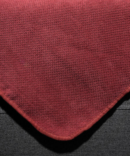 Silk Fashion 1715 Ριχτάρι Πολυθρόνας Chenille 180x180εκ. Bordo