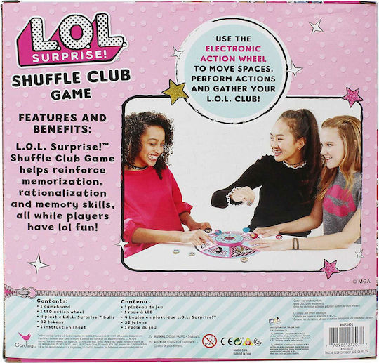 Επιτραπέζιο Παιχνίδι L.O.L. Surprise Shuffle Club Game για 2-4 Παίκτες 5+ Ετών (EN) Spin Master