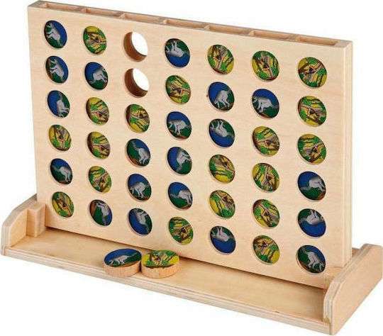 Board Game 4 Στη Σειρά - Μαδαγασκάρη for 1-4 Players 6+ Years Old WWF