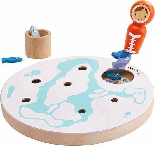 Plan Toys Ξύλινο Παιχνίδι Ψαρέματος Ice Fishing