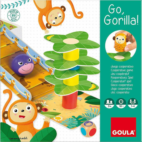 Brettspiel Go, Gorilla für 1-4 Spieler 3+ Jahre (EN) Goula