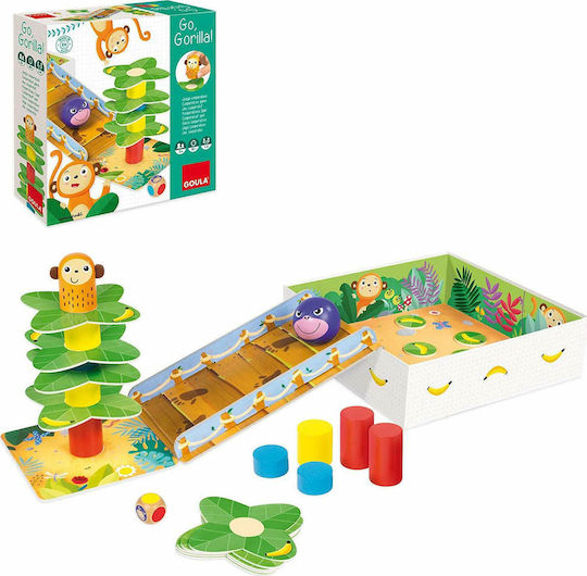 Brettspiel Go, Gorilla für 1-4 Spieler 3+ Jahre (EN) Goula