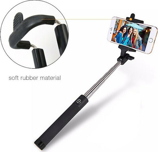 Selfie Stick με Καλώδιο Lightning Ροζ 3977FUCHSIA