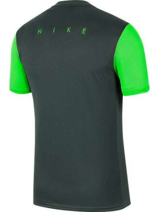 Nike Academy Pro Herren Sport T-Shirt Kurzarm Dri-Fit Green / Grey