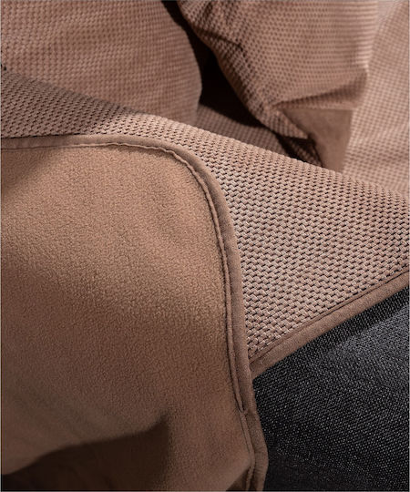 Silk Fashion 1715 Cuvertură Pentru Canapea De Fotoliu Chenille 180x180cm Bej