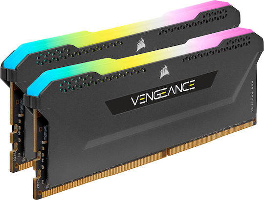 Corsair Vengeance RGB Pro SL 16GB DDR4 RAM cu 2 module (2x8GB) și