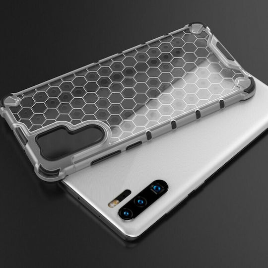 Hurtel Honeycomb Back Cover Πλαστικό Διάφανο (Huawei P30 Pro)