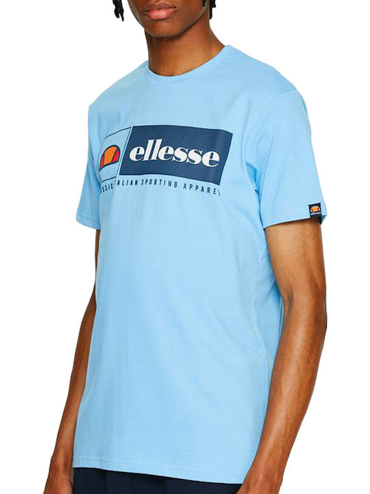 Ellesse Riviera Herren Sport T-Shirt Kurzarm Blau