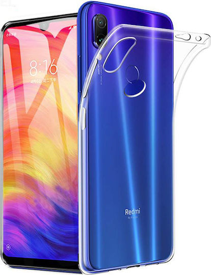 iNOS Задна корица Силикон 0.3мм Прозрачен (Redmi Note 7 / 7 Pro)