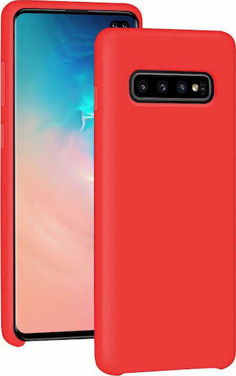 Hurtel Задна корица Силикон Червен (Galaxy S10)