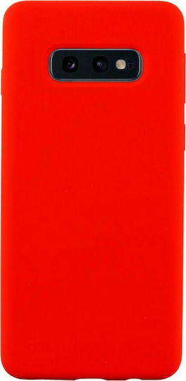 Idol 1991 Velvet TPU Back Cover Πλαστικό Κόκκινο (Galaxy S10e)