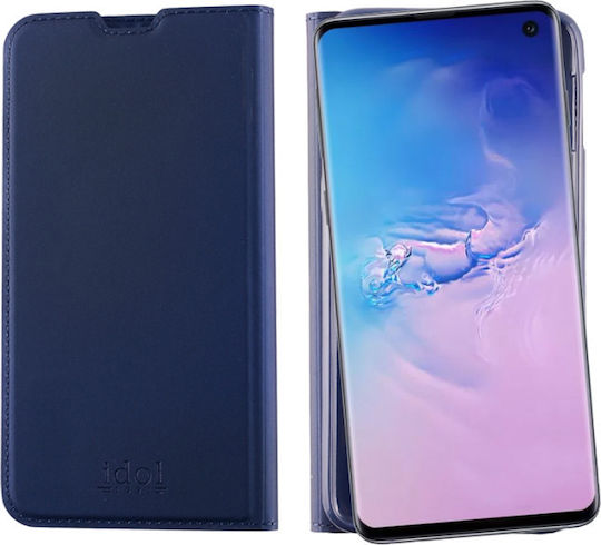 Idol 1991 Prime Magnet Book Piele artificială Albastru (Galaxy S10)