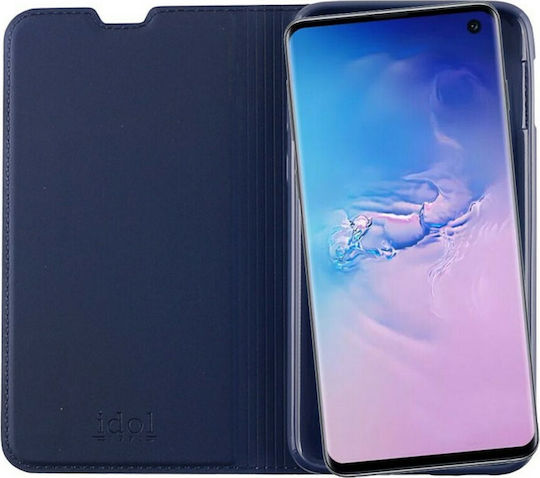 Idol 1991 Prime Magnet Book Piele artificială Albastru (Galaxy S10)