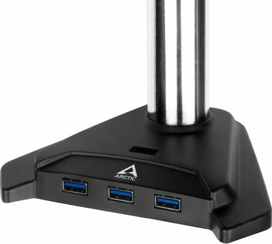 Arctic Z2-3D (Gen 3) Stand Desk Mounted for 2 Monitors up to 34" with Arm